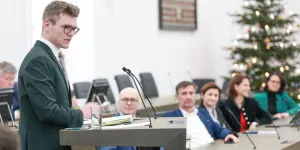  Maximilian Aigner beim Hearing im Salzburger Landtag
