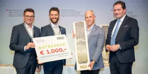 Die Vertreter der Gemeinde Fels am Wagram mit Umweltminister Norbert Totschnig.