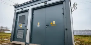 elektrische Umspannstation und Energieverteilungseinheit