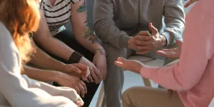 Jugendliche in einer Gruppe