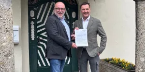 Bürgermeister Otto Kloiber und Landesrat Martin Zauner