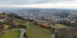 Blick auf Deutschlandsberg vonder Burg Deutschlandsberg