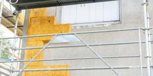 thermische Sanierung einer Fassade