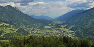 Blick vom Danielsberg auf das untere Mölltal