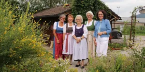 Maria Liebenwein, Romana Haderer, Frieda Aigner, Elisabeth Afik, Landesrätin Daniela Gutschi.