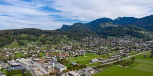 Blick auf die Gemeinde Klaus