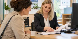 Beratungsgespräch im modernen Büro
