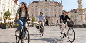 Radfahrer in St. Pölten
