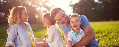 Familie im Park