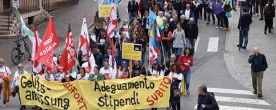 Demonstration in Bozen/Südtirol