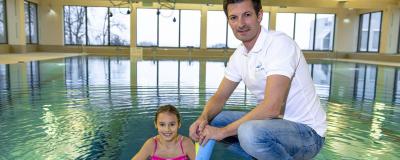Bürgermeister Lobner im Regionalbad Gänserndorf/Hallenbad Scheibbs