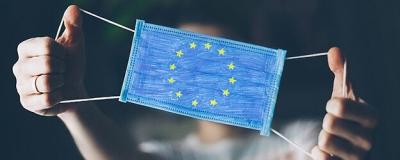 Euro-Flagge Maske