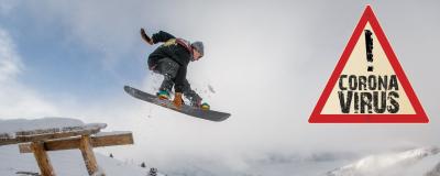 Snowboarding während Corona