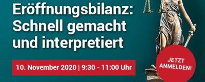 Eröffnungsbilanz berechnen