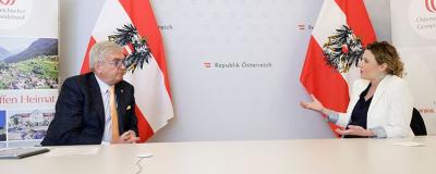 Alfred Riedl und Susanne Raab
