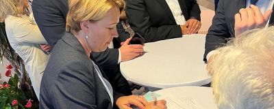 Unterzeichnung des Finanzausgleichs