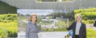 Landesrätin Simone Schmiedtbauer und die Grazer Vizebürgermeisterin Judith Schwentner