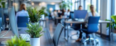 Arbeitsplätze im Büro