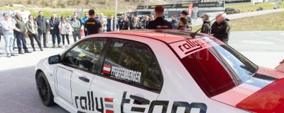 Mitsubishi Lancer in Rallye-Ausführung