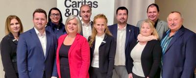 Bei einer Infoveranstaltung in Grafenschachen präsentierte Soziallandesrat Leonhard Schneemann und Caritas-Burgenland-Direktorin Melanie Balaskovics die Aufteilung der neuen Pflegeregionen.