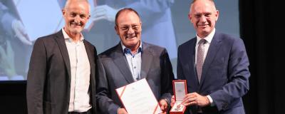 Reinhard Haider, Franz Haugensteiner, BM Gerhard Karner