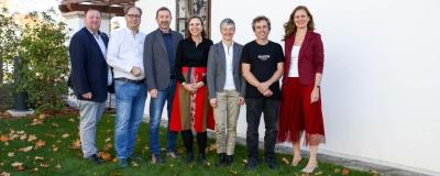 LAbg. Roman Kainrath, Bernhard Scharf (BOKU), Andreas Baumgarten (AGES), Gundula Prokop (Umweltbundesamt), Claudia Winkovitsch (LWK Burgenland), Gernot Bodner (BOKU) und Landeshauptmann-Stellvertreterin Anja Haider-Wallner.