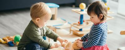 Kleinkinder im Kindergarten