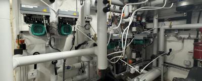 Heizanlage in einer Schule