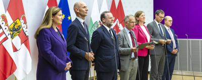 Pressekonferenz zur Einigung über den Stabilitätspakt