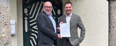 Bürgermeister Otto Kloiber und Landesrat Martin Zauner