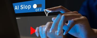 Symbol für AI Slop