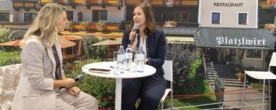 Claudia Bauer beim Platzlgespräch