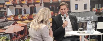 Digitalisierungsstaatsekretär Alexander Pröll bei den Platzlgesprächen anlässlich der Kommunalmesse 2026