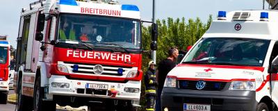 Feuerwehrauto und Rettungsauto