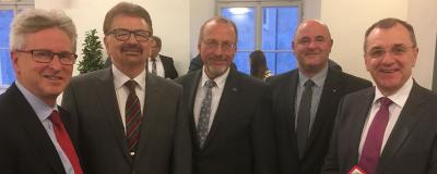 Walter Leiss und andere Politiker