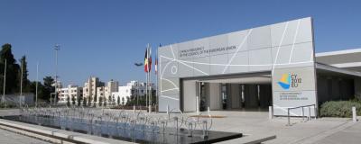 Ein Konferenzzentrum in Zypern