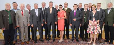Bürgermeister bei einer Ehrungsveranstaltung