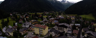 Blick von oben auf Mallnitz