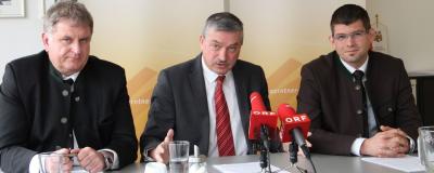 Gemeindebund Kärnten Vertreter bei Pressekonferenz