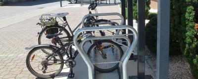 Fahrrad-Abstellmöglichkeit in der Stadt