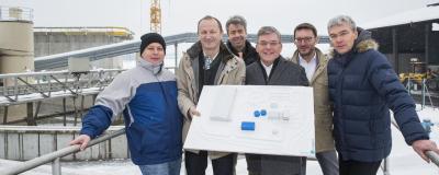 Bürgermeister Gangl und andere