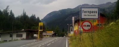 Ortstafel Fernpass