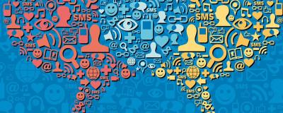 Symbolhafte Darstellung von Social Media