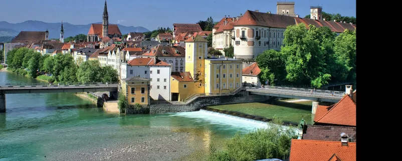 Blick über die Steyrer Altstadt 
