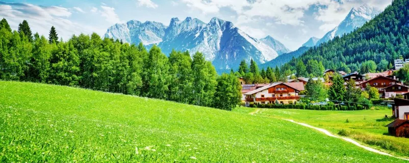 Landschaft bei Seefeld - Wiese