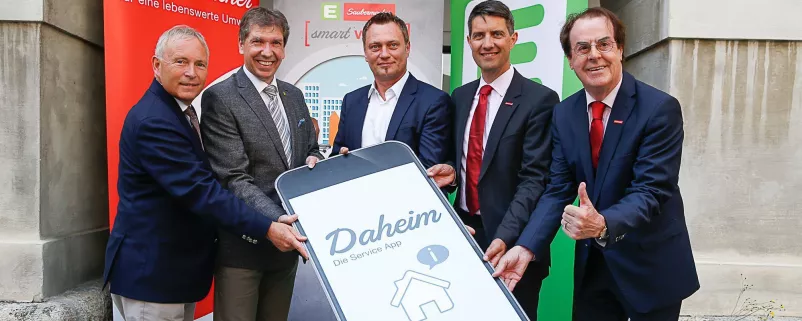 Präsentation der "Daheim"-App