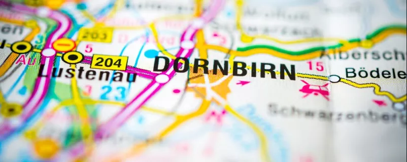 Dornbirn auf der Landkarte
