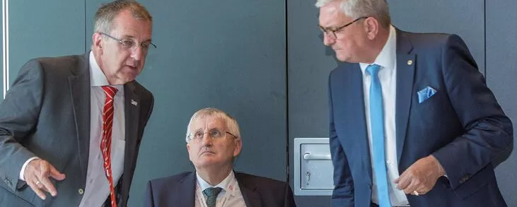 Gemeindebund-Präsidium mit Riedl und anderen