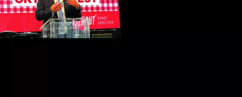 Schöpf spricht auf dem Herbstfest