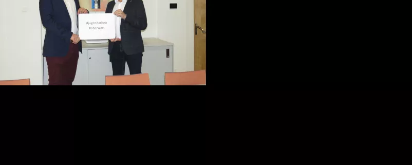 Stefan Rath und Bürgermeister Georg Rosner 
